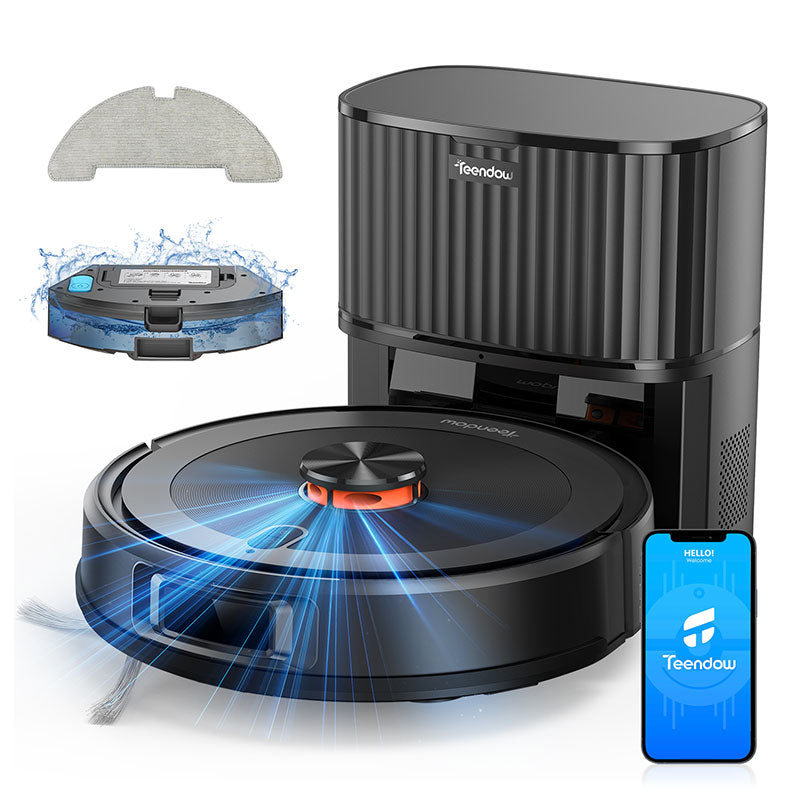 Teendow - Robot Aspirateur Nettoyage Humide et Sec